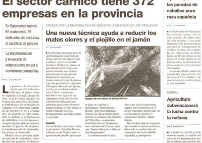 El sector cárnico tiene 372 empresas en la provincia