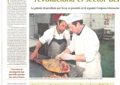 Una nueva técnica de saneado revoluciona el sector del jamón