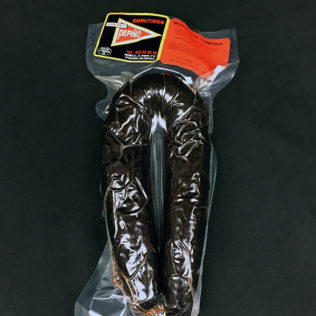 Morcilla curada de chimenea
