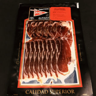 Sobre lonchas de Paleta SUPERIOR Solera Etiqueta Oro