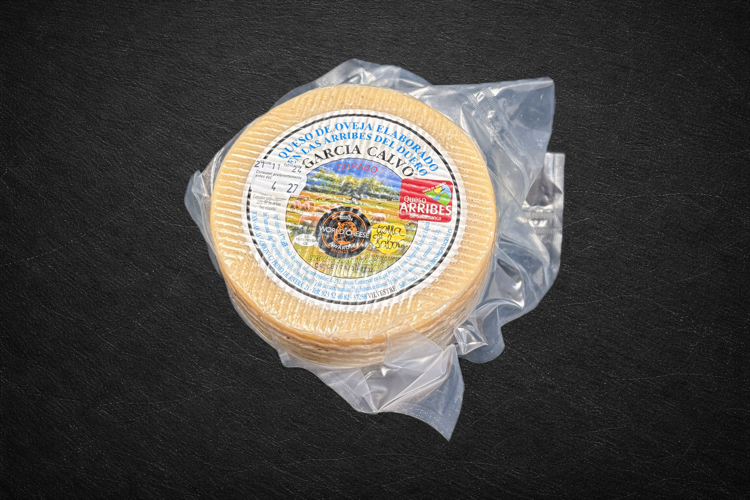 QUESO OVEJA CURADO VILVESTRE ENTERO